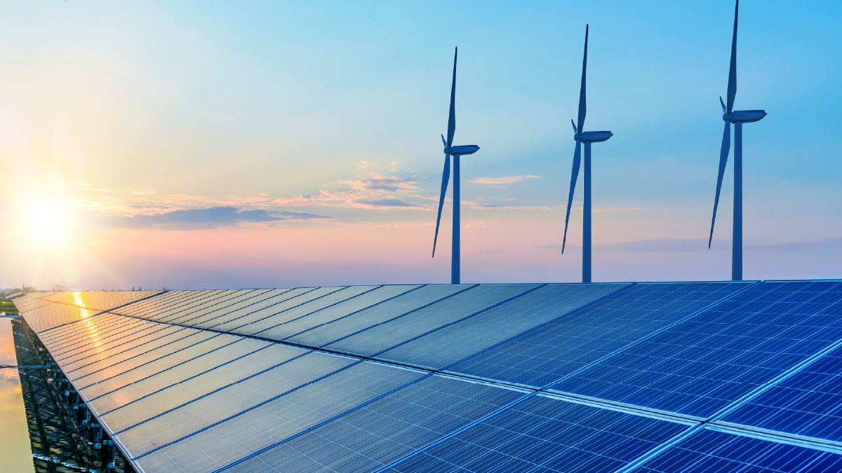 Wind and solar energy generation